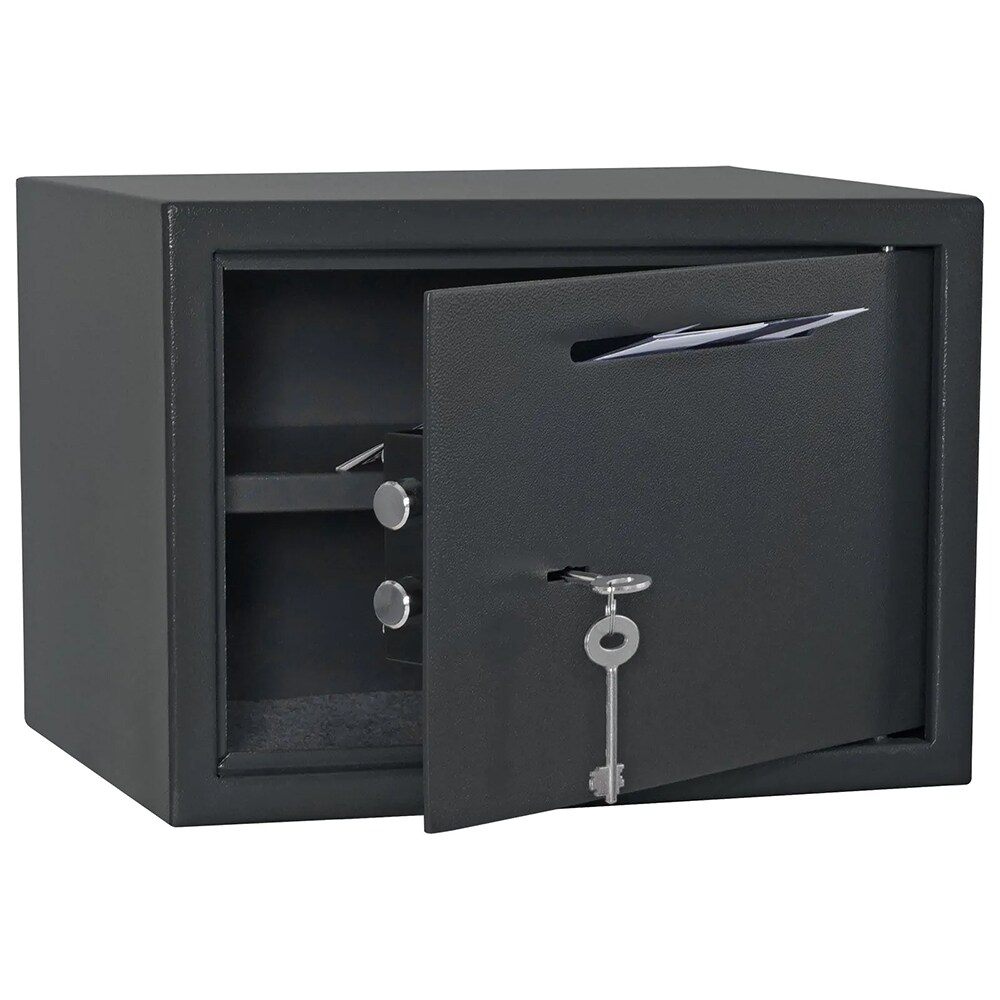 Seif mobila cu fanta ROTTNER Jupiter 3, inchidere cheie, 250 x 350 x 280mm, antracit