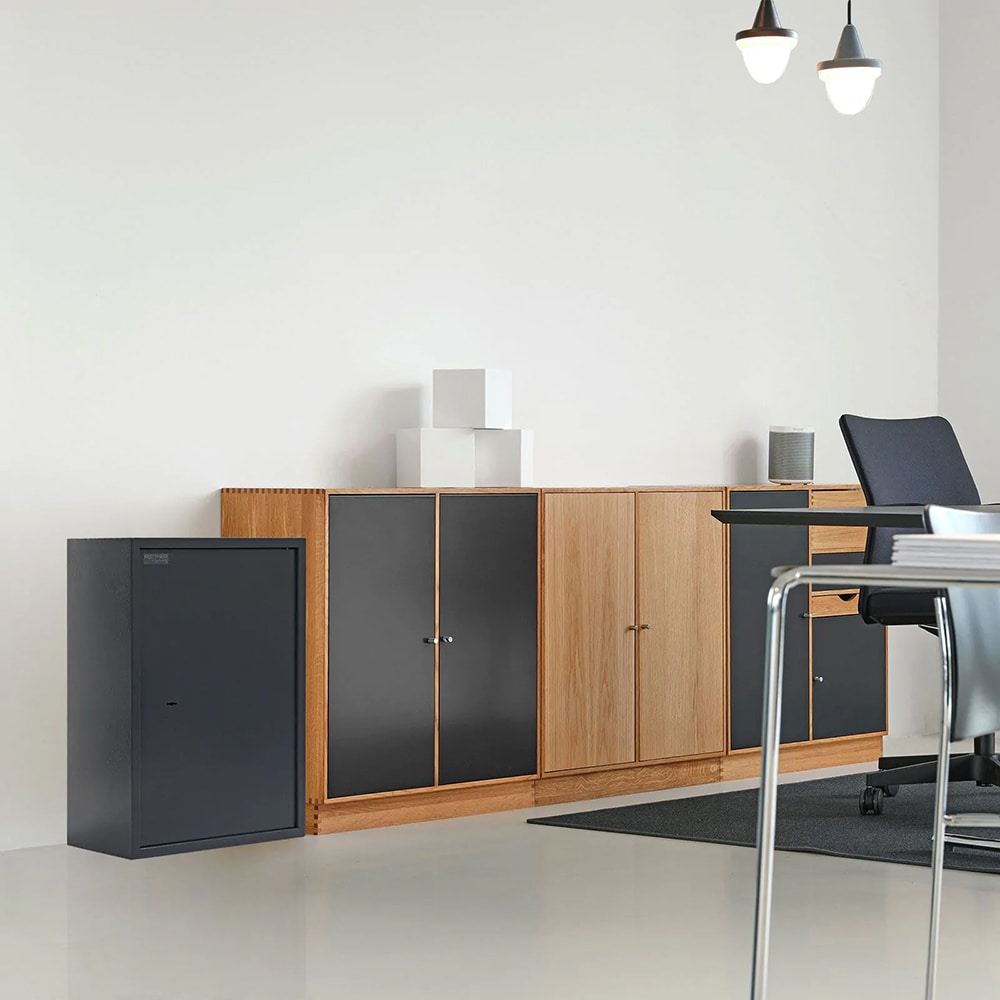 Seif mobila ROTTNER Jupiter 5, inchidere cheie, 670 x 450 x 360mm, antracit