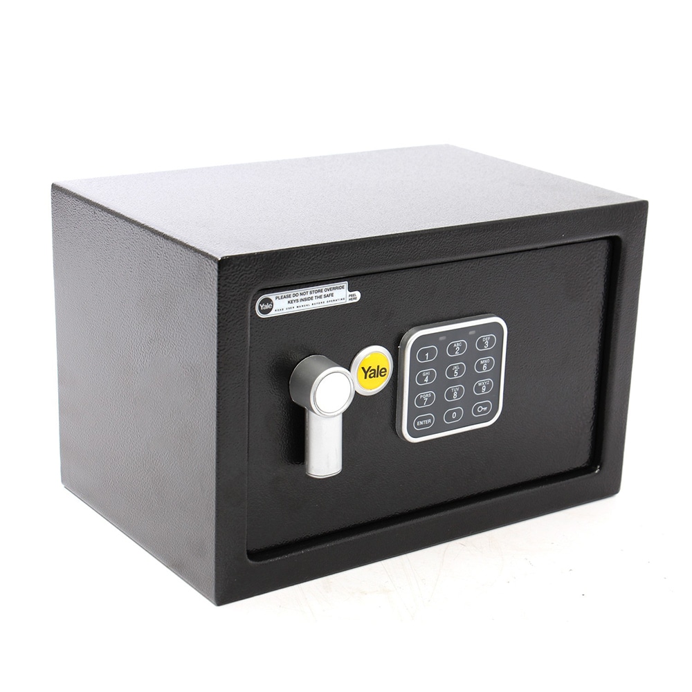 Seif rezidential YALE YSV/250/DB1, Inchidere electronica, 250 x 350 x 250 mm, negru