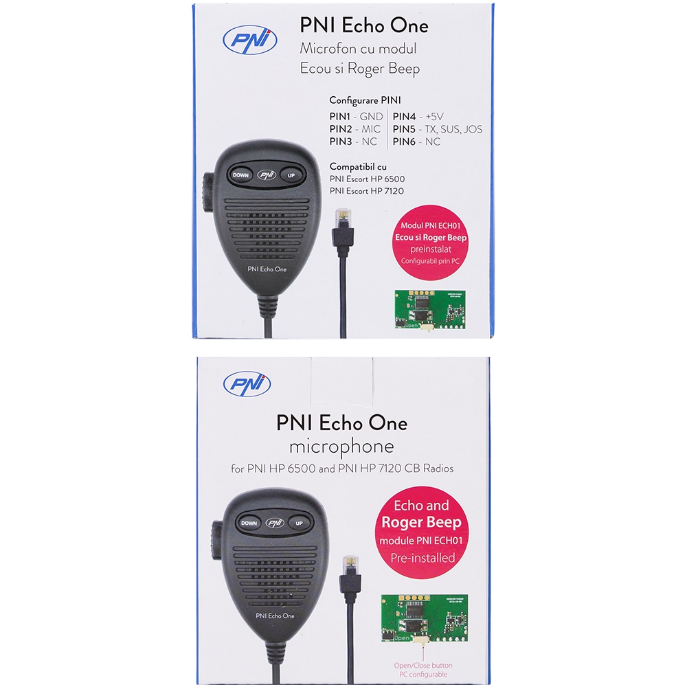 Microfon PNI Echo One PNI-ECH-01, negru