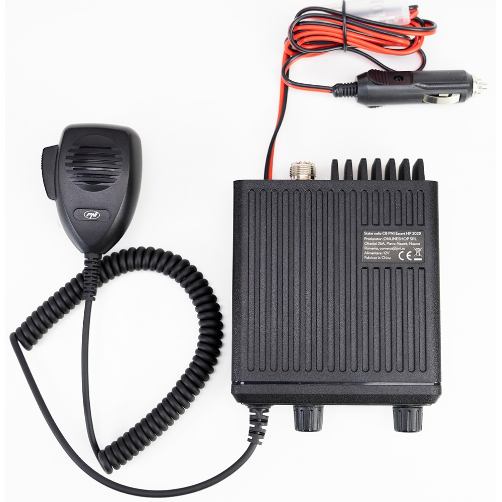 Statie radio CB PNI Escort HP 2020, 4W, ASQ reglabil, FM
