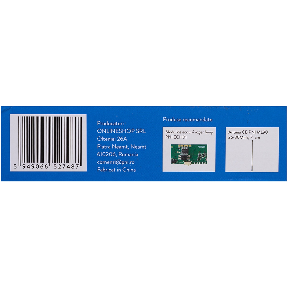 Statie radio CB PNI Escort HP 2020, 4W, ASQ reglabil, FM