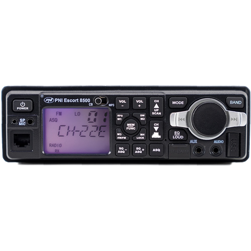 Statie radio CB PNI Escort HP 8500, 4W, ASQ reglabil, AM-FM