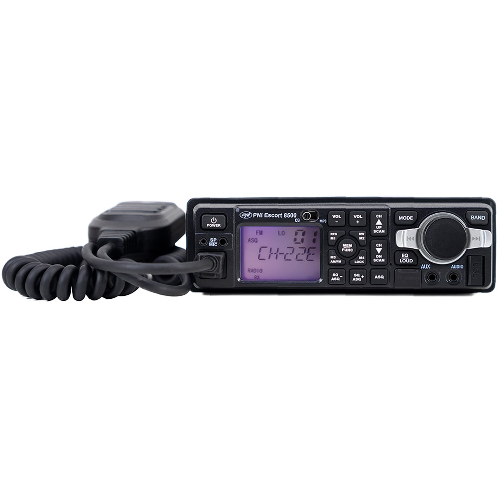 Statie radio CB PNI Escort HP 8500, 4W, ASQ reglabil, AM-FM