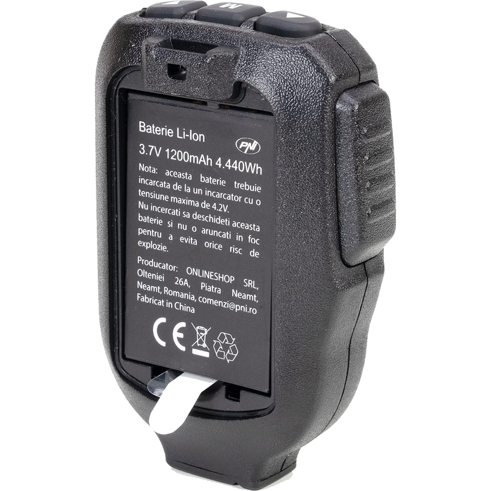 Microfon cu 2 pini pentru statie radio PNI MIKE 80, Bluetooth