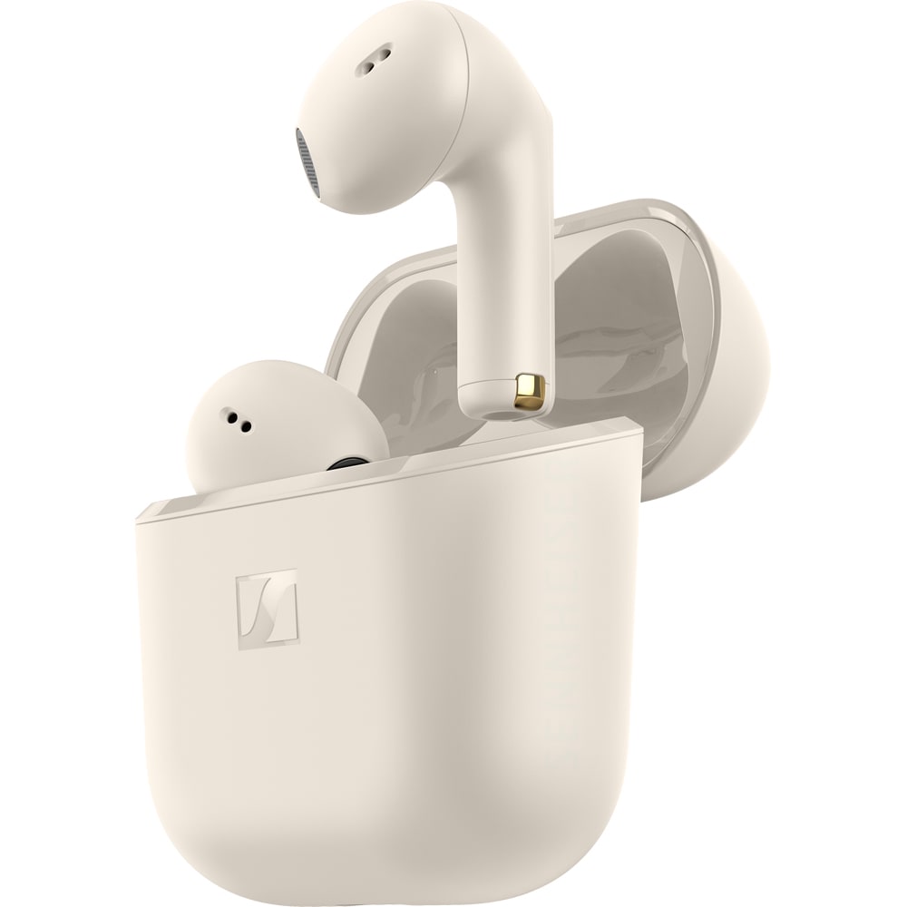 Casti SENNHEISER Accentum Open, True Wireless, Bluetooth, In-ear, Microfon, crem
