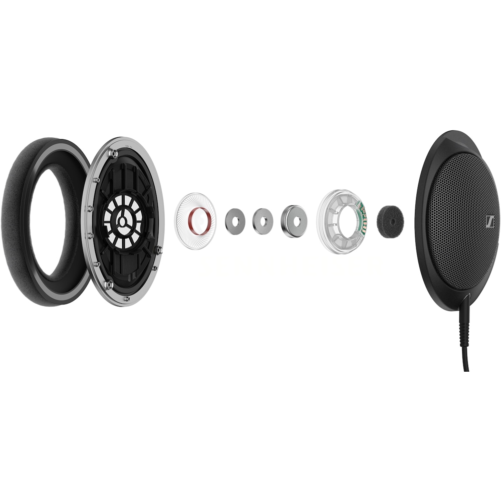 Casti SENNHEISER HD 550, Cu fir, Over-ear, Microfon, negru