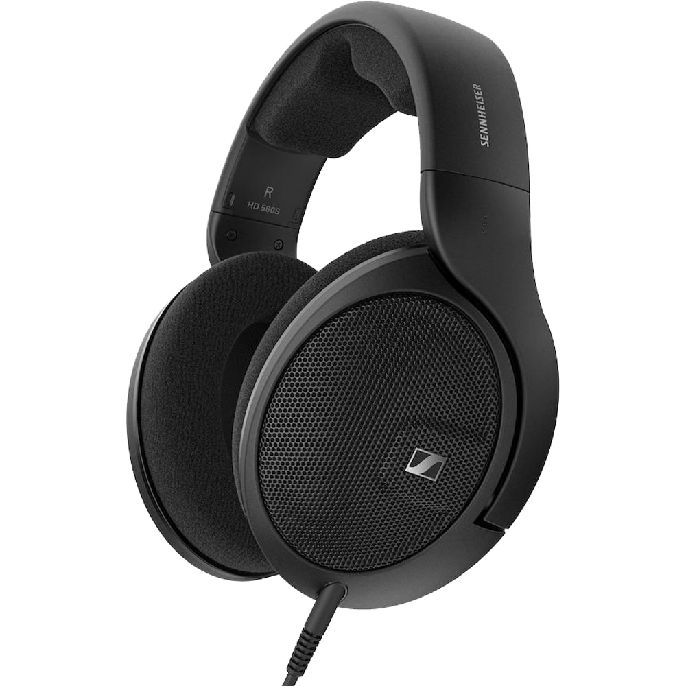 Casti SENNHEISER HD 560S, Cu Fir, On-ear, Microfon, negru