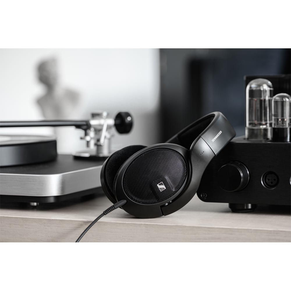 Casti SENNHEISER HD 560S, Cu Fir, On-ear, Microfon, negru