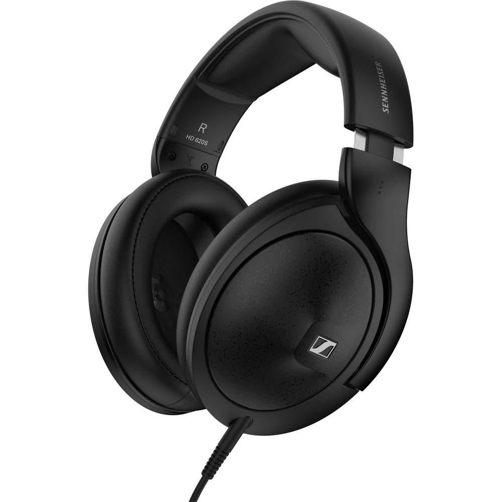 Casti SENNHEISER HD 620S, Cu fir, On-Ear, Microfon, negru