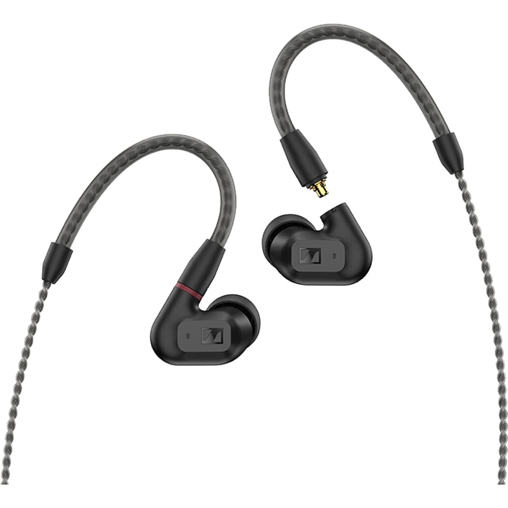 Casti SENNHEISER IE 200, Cu fir, In-ear, Microfon, negru