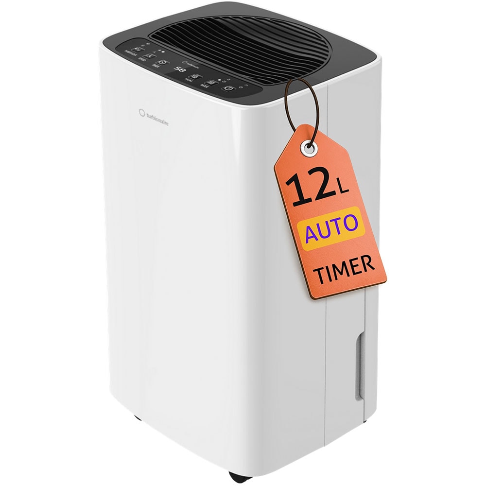 Dezumidificator aer Turbionaire SENSO 12 SG, 12 l/zi, 185W, 36dB, 120 m/h, Timer, alb