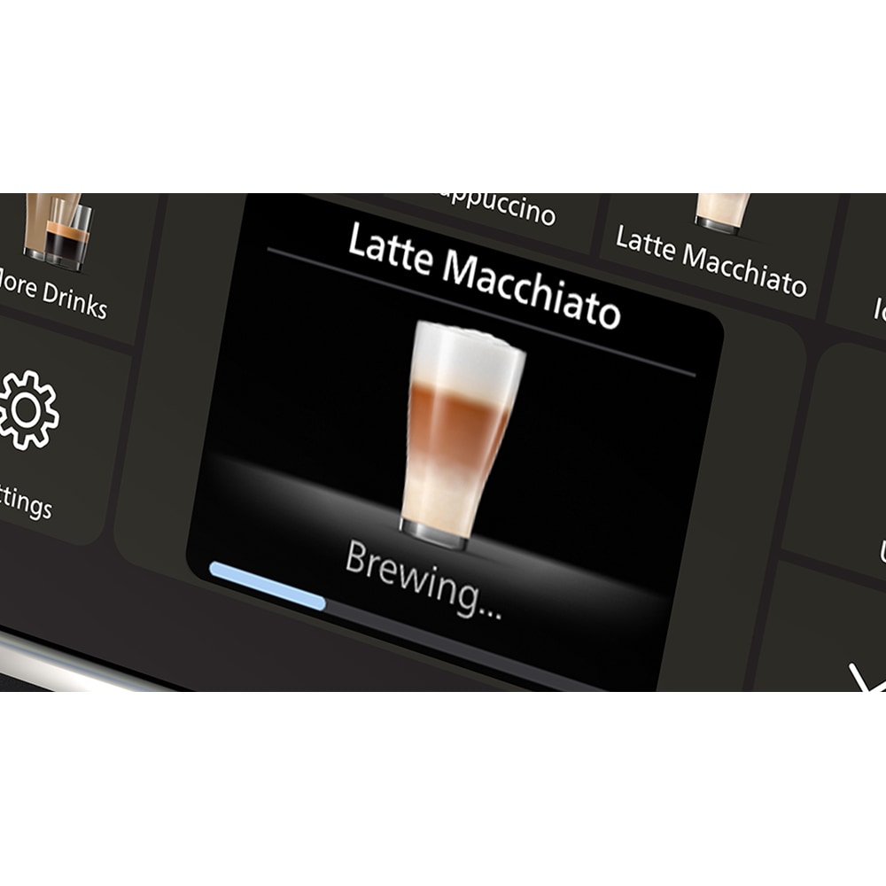 Espressor automat PHILIPS Seria 5500 EP5547/90, 1.8l, 1500W, 15 bar, argintiu-negru