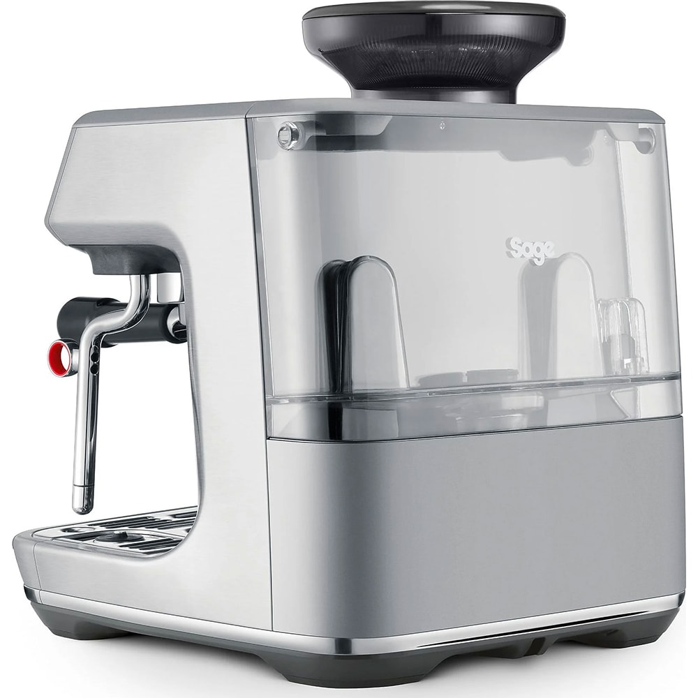 Espressor manual SAGE Barista Touch Impress SES882BSS, 2l, 1700W, 14 bar, sistem ThermoJet, argintiu