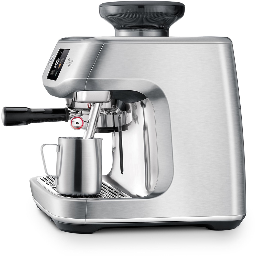 Espressor manual SAGE Oracle Jet SES985BSS, 2.3l, 1600W, 15 bar, Functia Auto Queue, argintiu