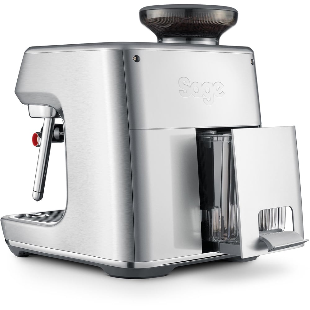 Espressor manual SAGE Oracle Jet SES985BSS, 2.3l, 1600W, 15 bar, Functia Auto Queue, argintiu