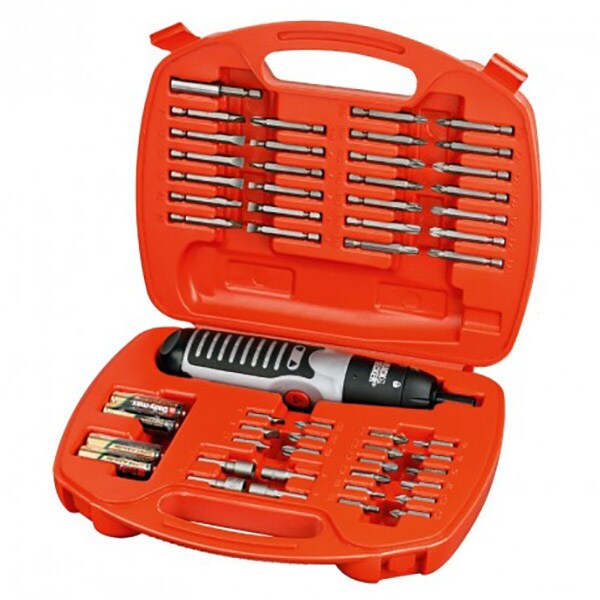 Surubelnita BLACK & DECKER KC9006 , 4 x AA, 54 accesorii