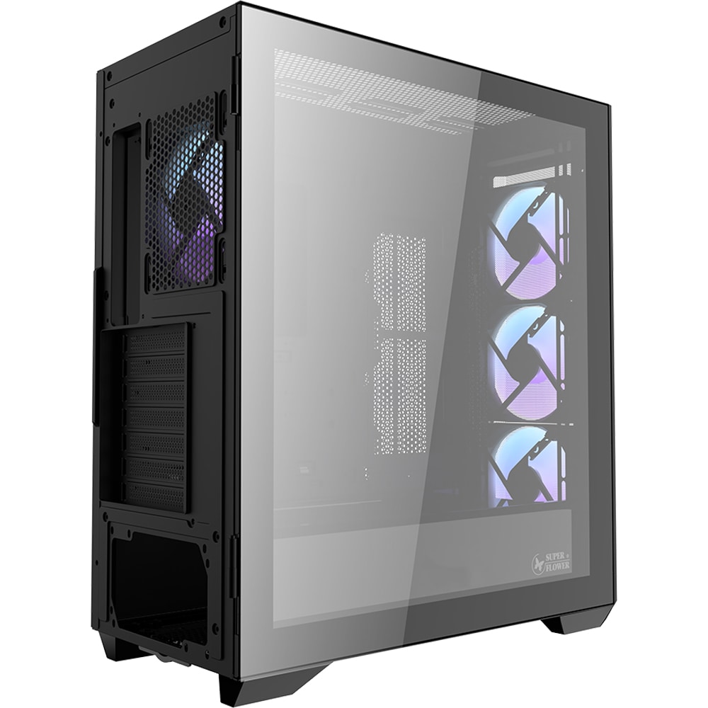 Carcasa PC SUPER FLOWER Zillion M705, USB 3.0, fara sursa, negru