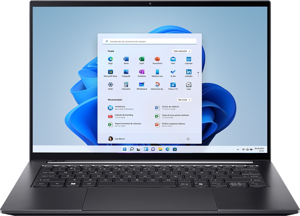 Laptop ACER Swift 14 AI OLED SFX14-61G-R46Y, AMD Ryzen AI 7 350 pana la 5.0GHz, 14.5" 2.8K Touch, 32GB, SSD 1TB, NVIDIA GeForce RTX 5050 8GB, Windows 11 Home, Titanium Gray