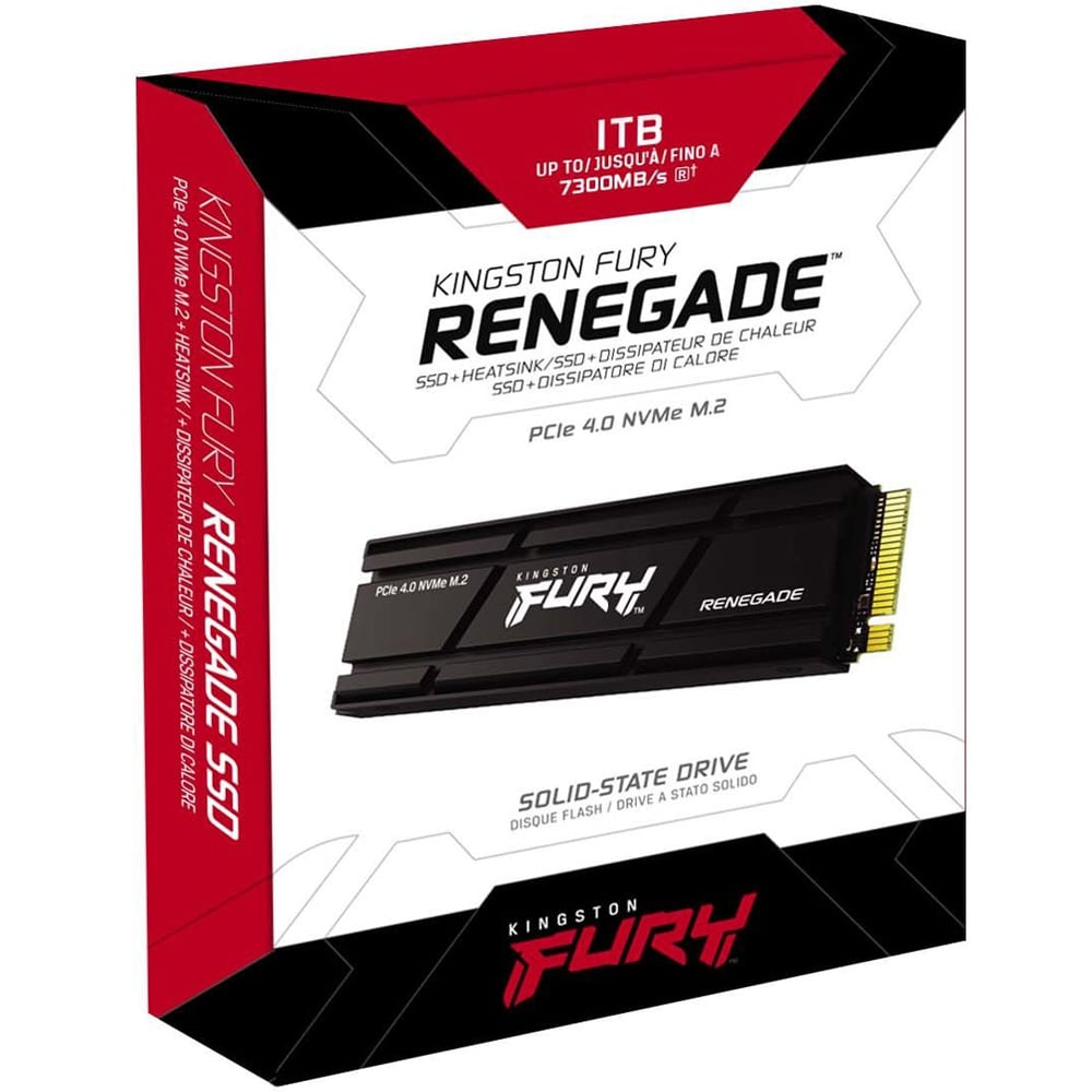 Solid-State Drive (SSD) KINGSTON Fury Renegade, 1TB, PCI-Express 4.0 x4, M.2, SFYRSK/1000G