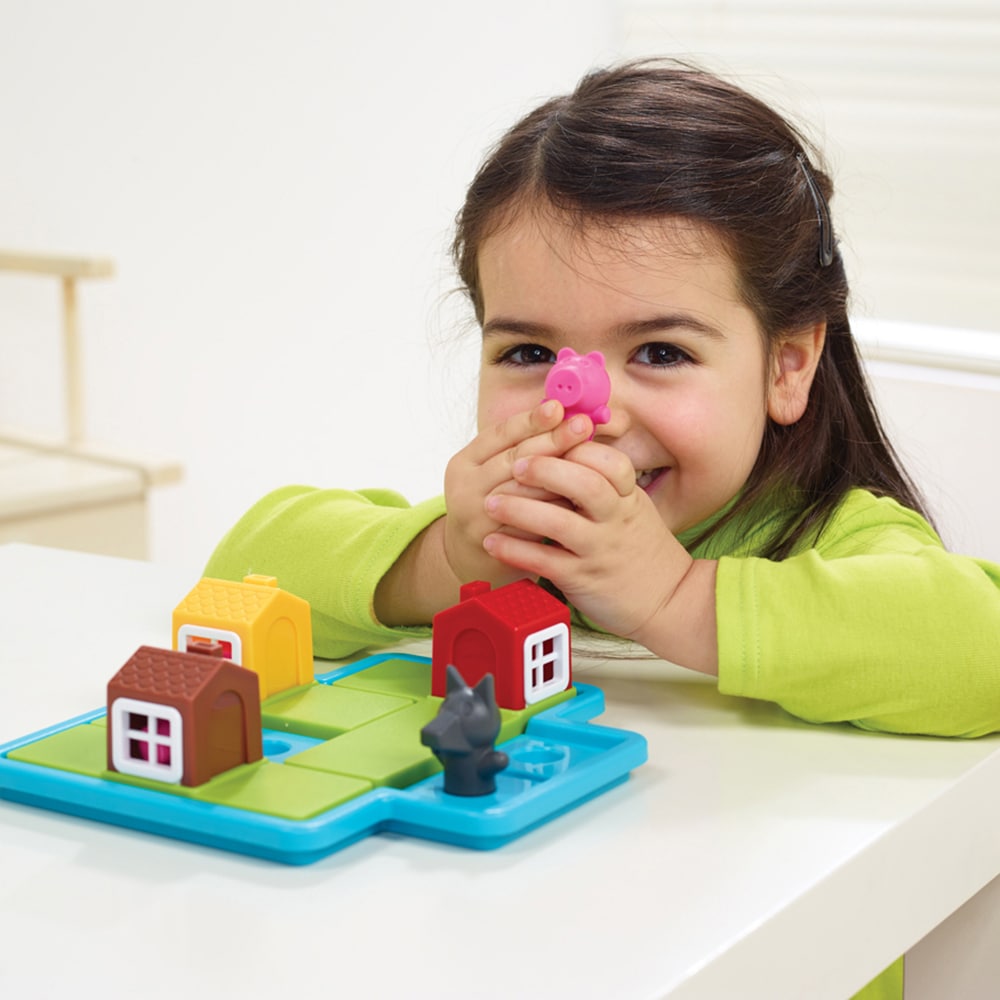 Joc educativ SMART GAMES Three Little Piggies SG023RO, 3 ani+, 1 jucator