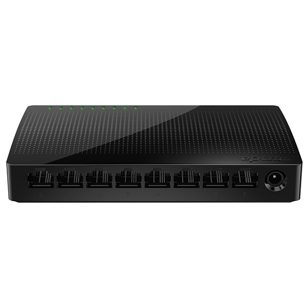 Switch TENDA SG108, 8 porturi Gigabit, negru