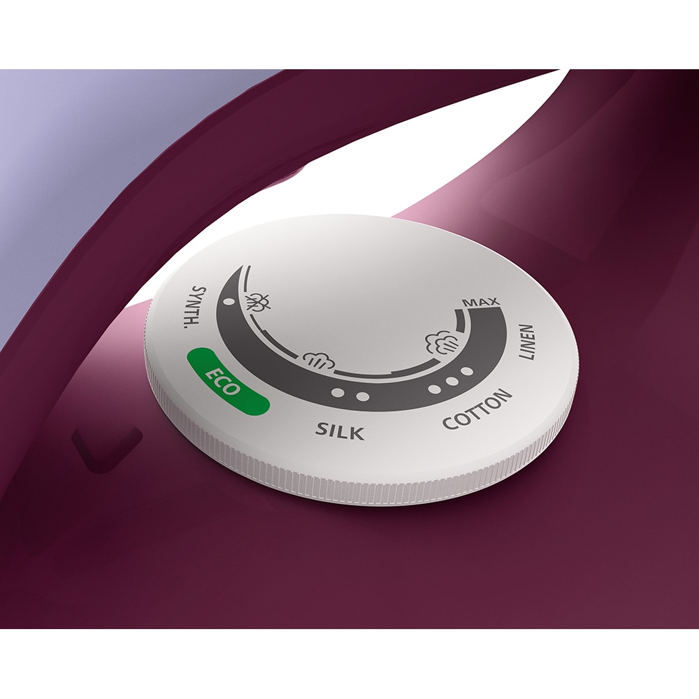 Statie de calcat PHILIPS Seria 3000 PSG3001/30, 2400W, 350g/min, 1.6l, talpa ceramica, visiniu-lila