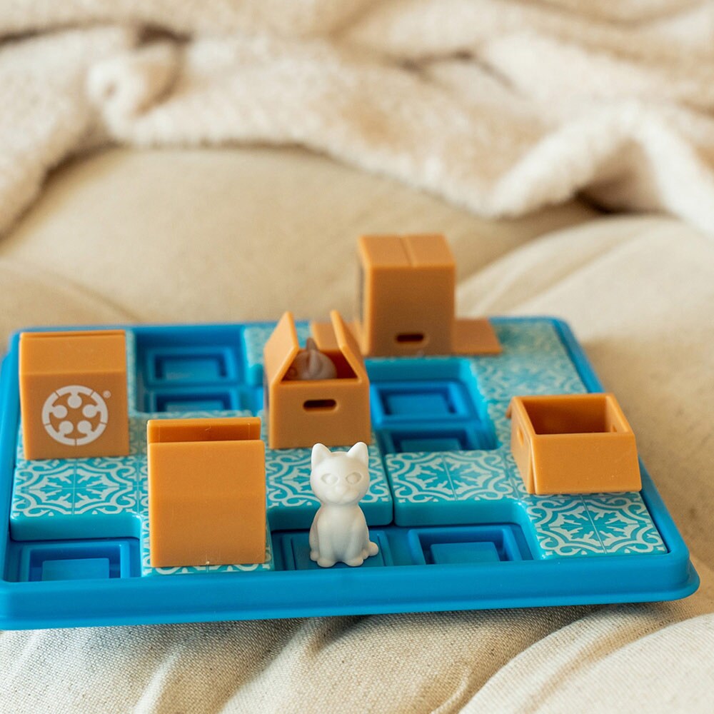 Joc de societate SMART GAMES Cats and Boxes SG450RO, 7 ani+, 1 jucator