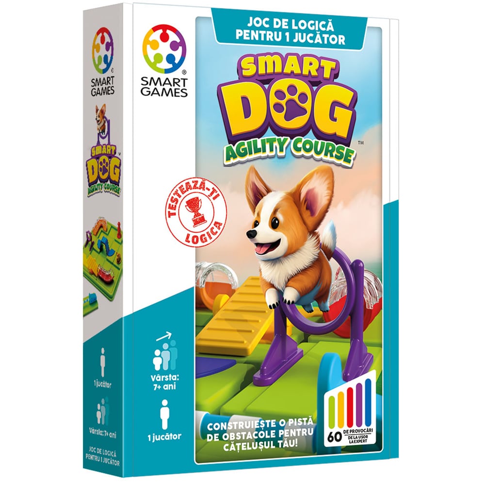 Joc de societate SMART GAMES Smart Dog SG451RO, 7 ani+, 1 jucator