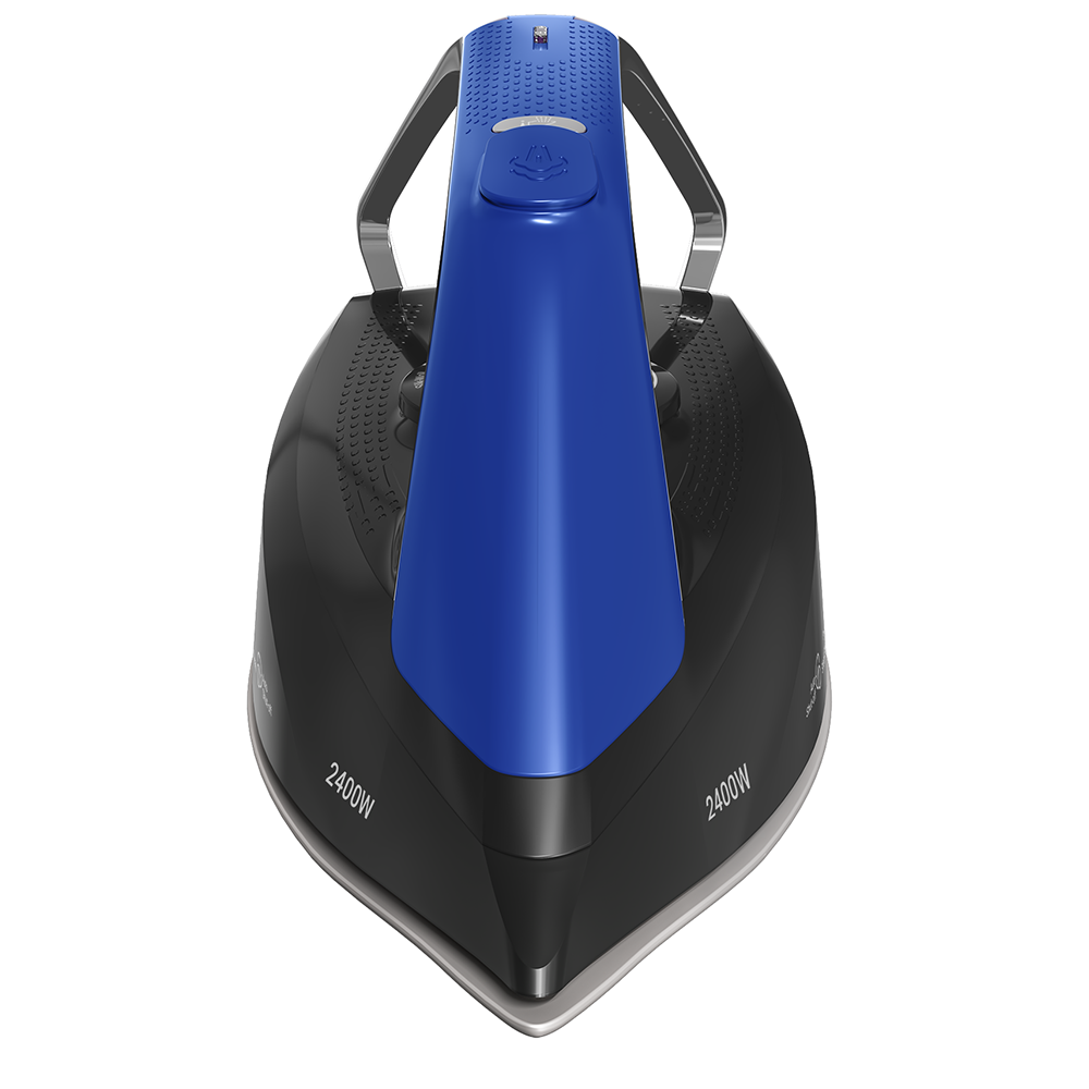 Statie de calcat BEKO SGA7124D, 2400W, 360g/min, 2.4l, talpa SoftGlide, albastru-negru