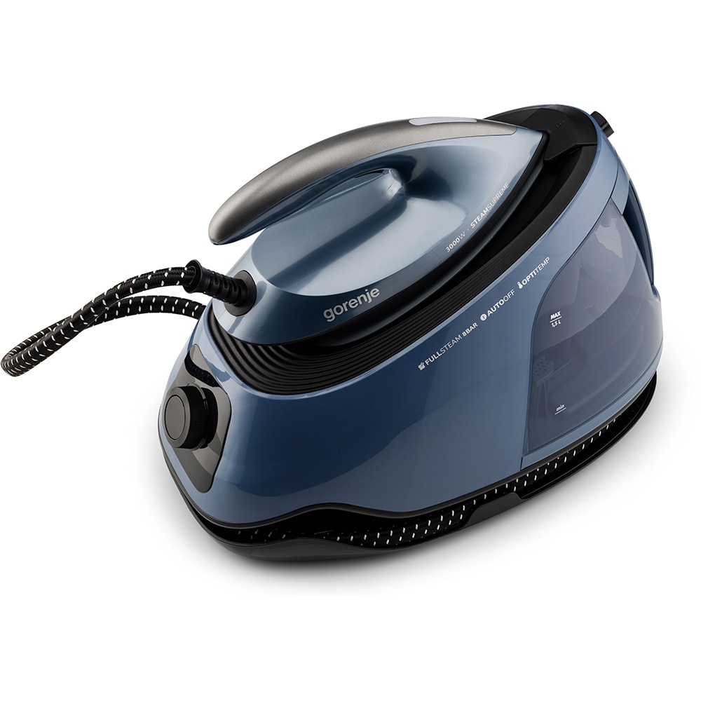 Statie de calcat GORENJE SGD3000BBK, 3000W, 480g/min, 1500ml, talpa ceramica, albastru-negru