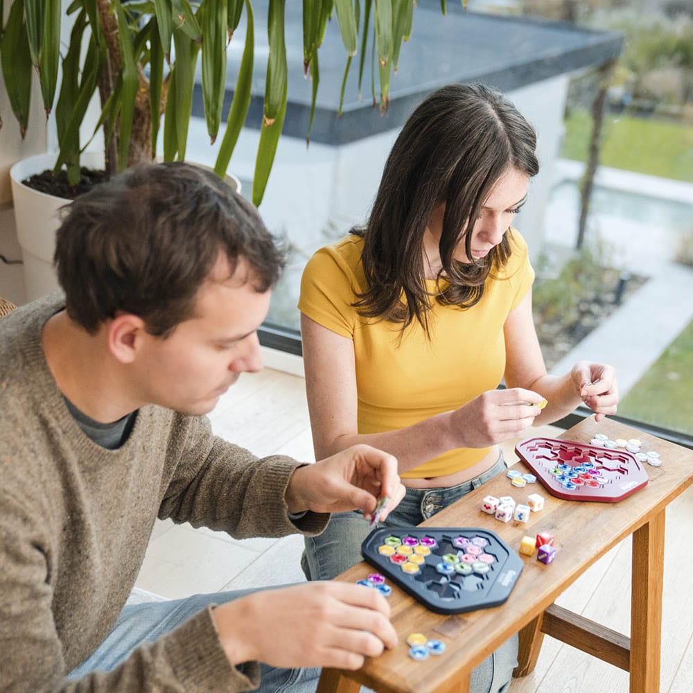 Joc de societate SMART GAMES Genius Gems SGHP003, 8 ani+, 2 jucatori