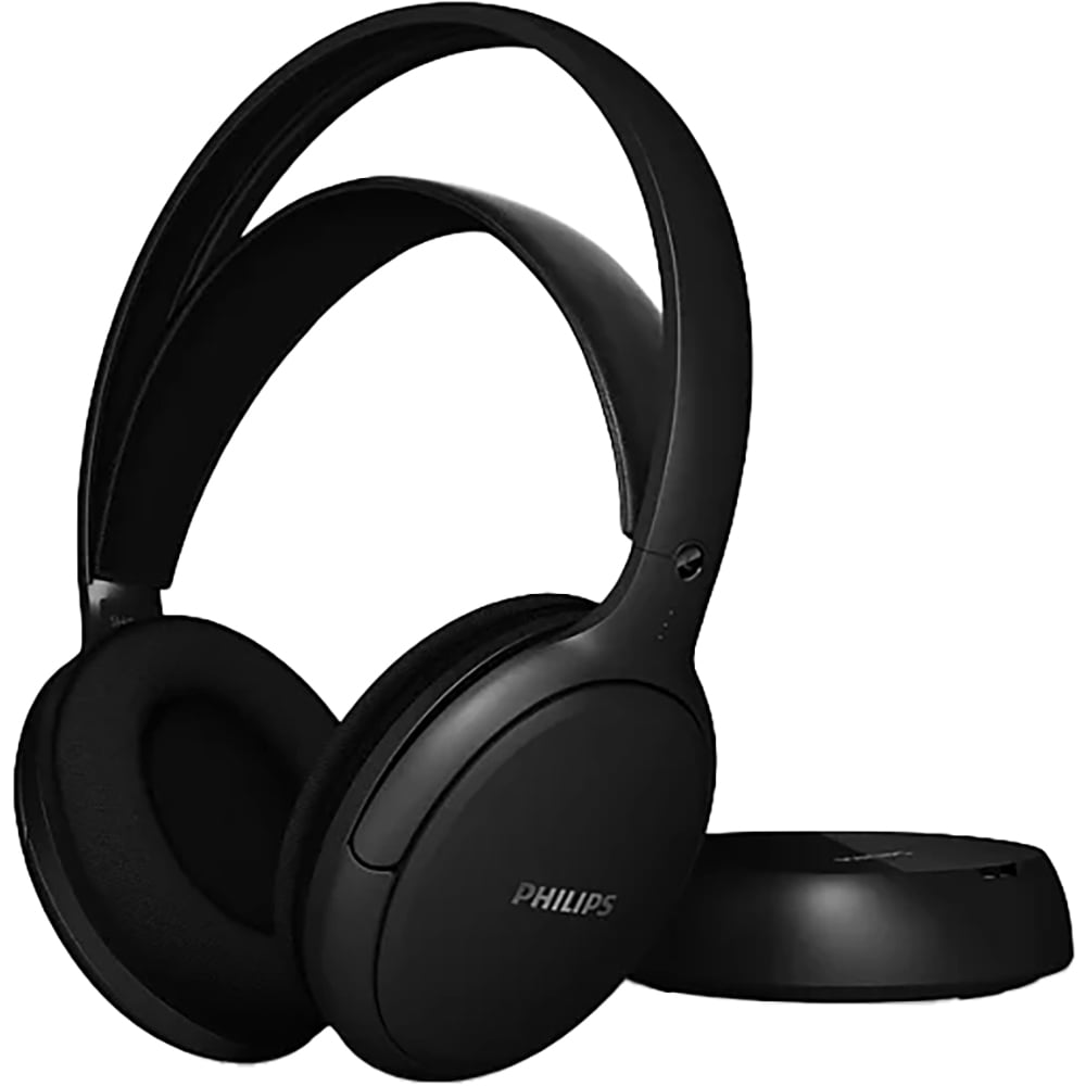 Casti PHILIPS SHC5200M2/12, Wireless, Over-Ear, negru