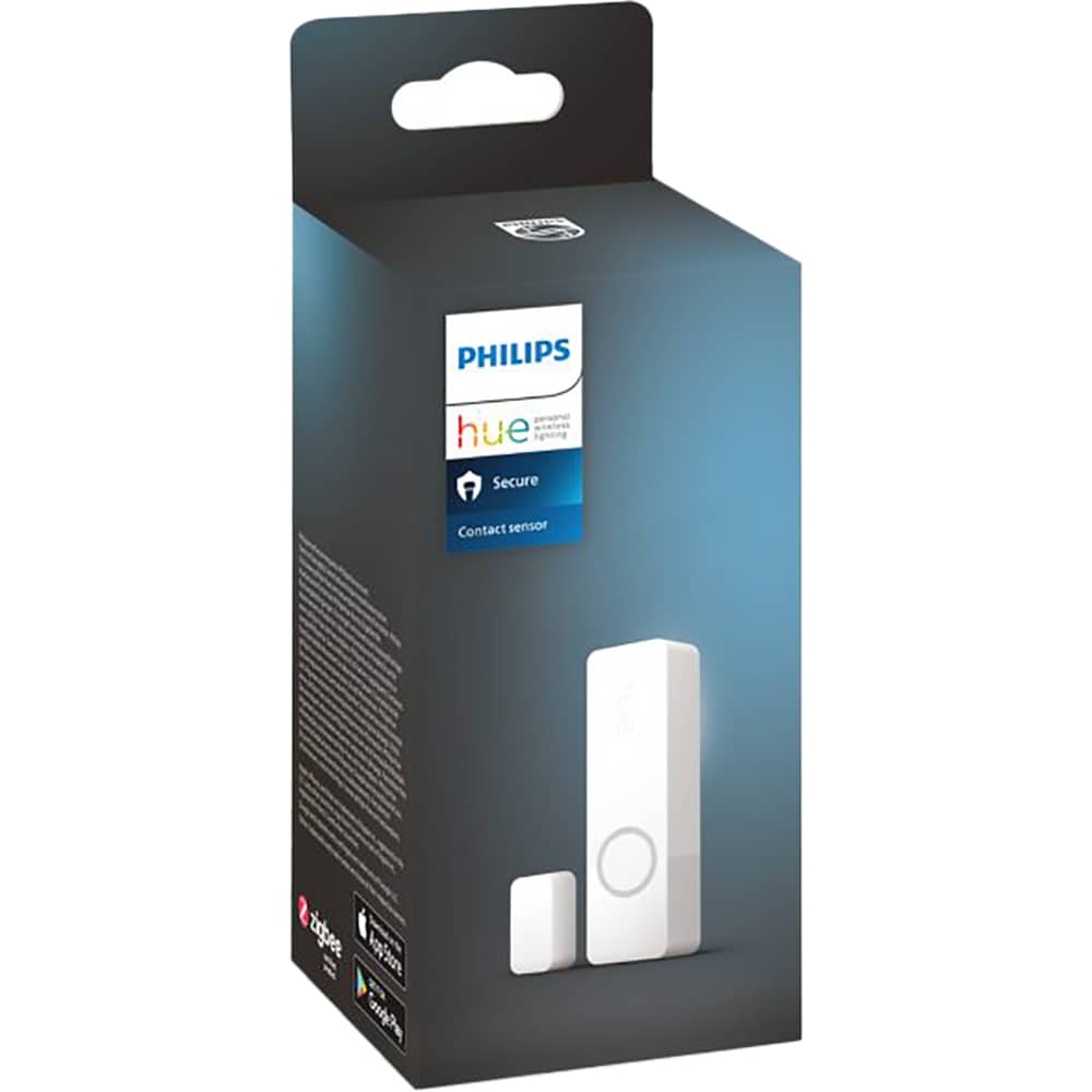 Senzor usa/fereastra PHILIPS HUE Contact Secure, Wi-Fi, alb