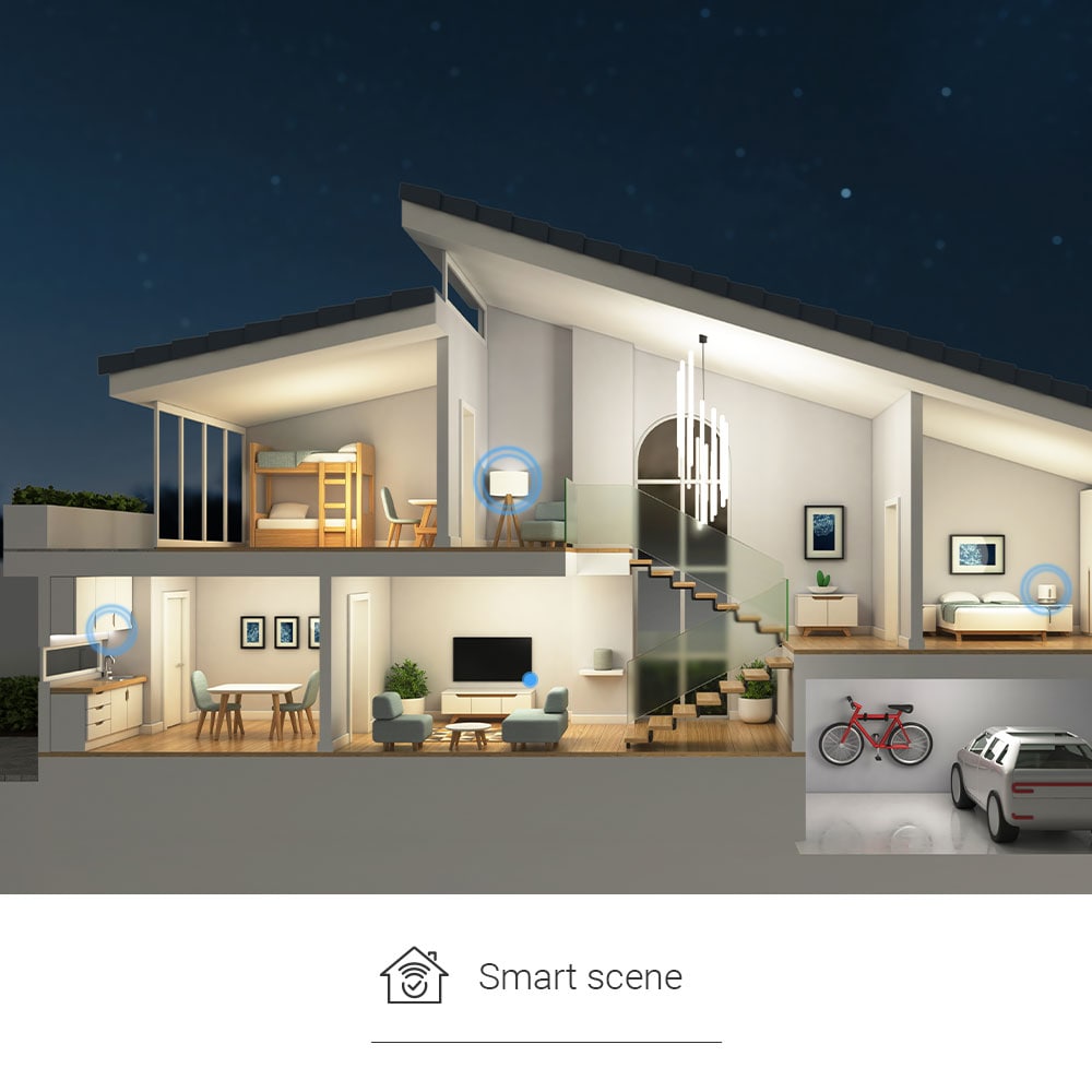 Releu smart EZVIZ T35W, Wi-Fi, cu programare si automatizare, control vocal, alb