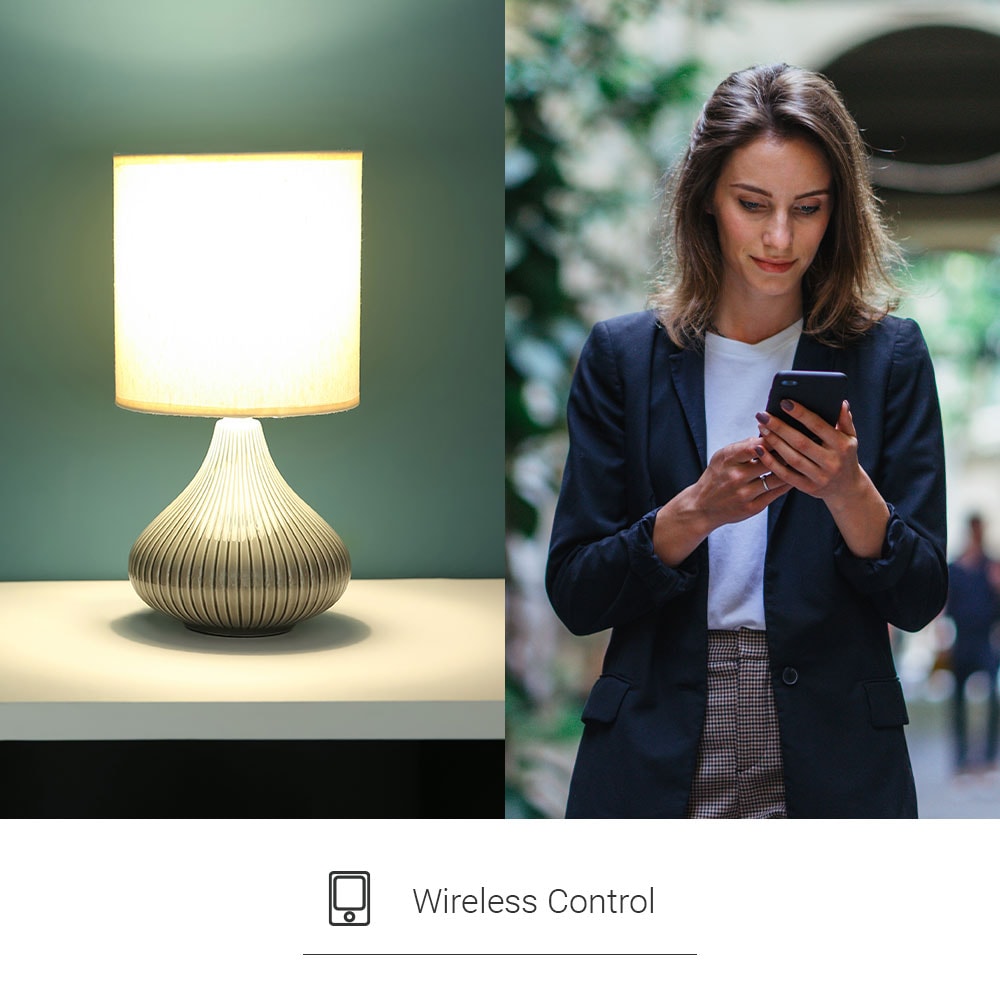 Releu smart EZVIZ T35W, Wi-Fi, cu programare si automatizare, control vocal, alb
