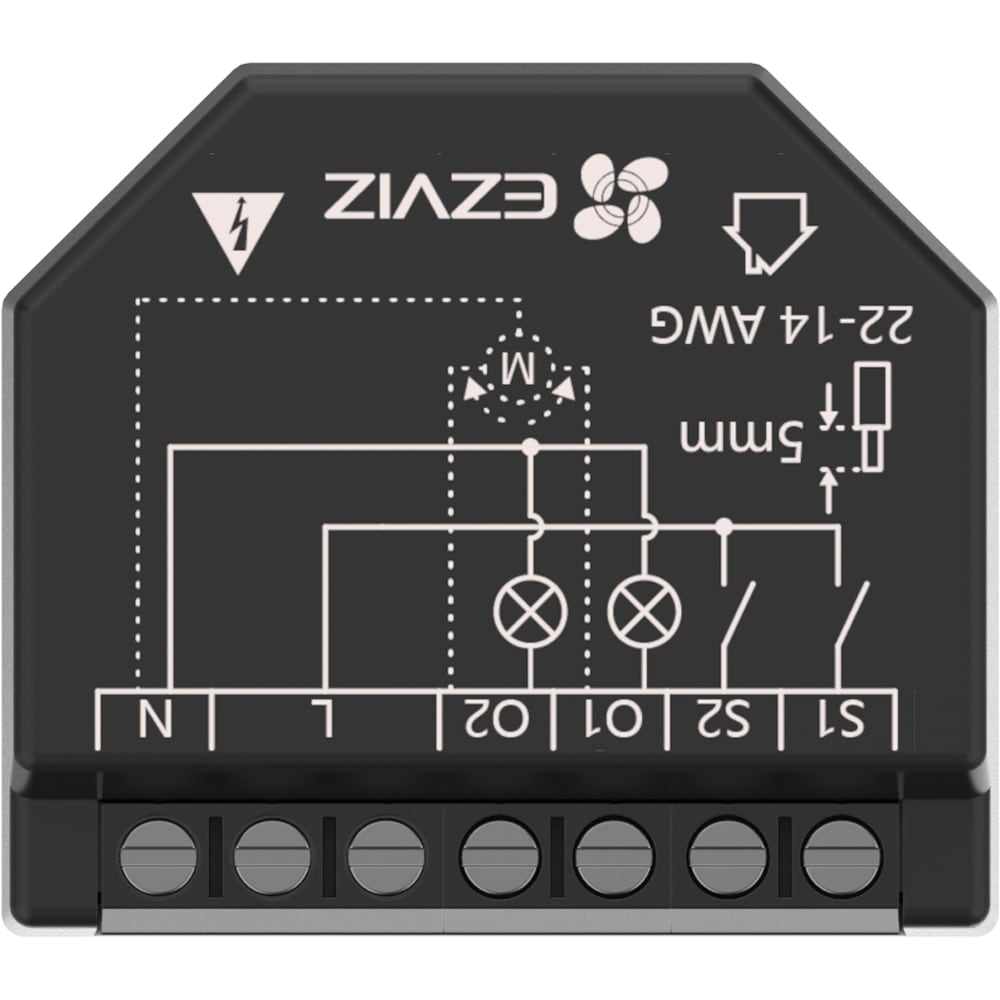 Releu smart EZVIZ T36WM, Wi-Fi, programare, automatizare, statistica, control vocal, negru