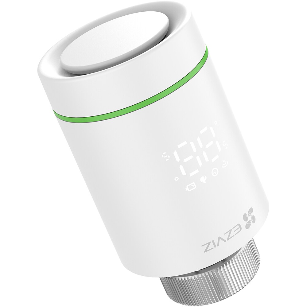 Kit termostat de calorifer Wireless EZVIZ T55, Gateway A3, Control Incalzire,  ZigBee, alb