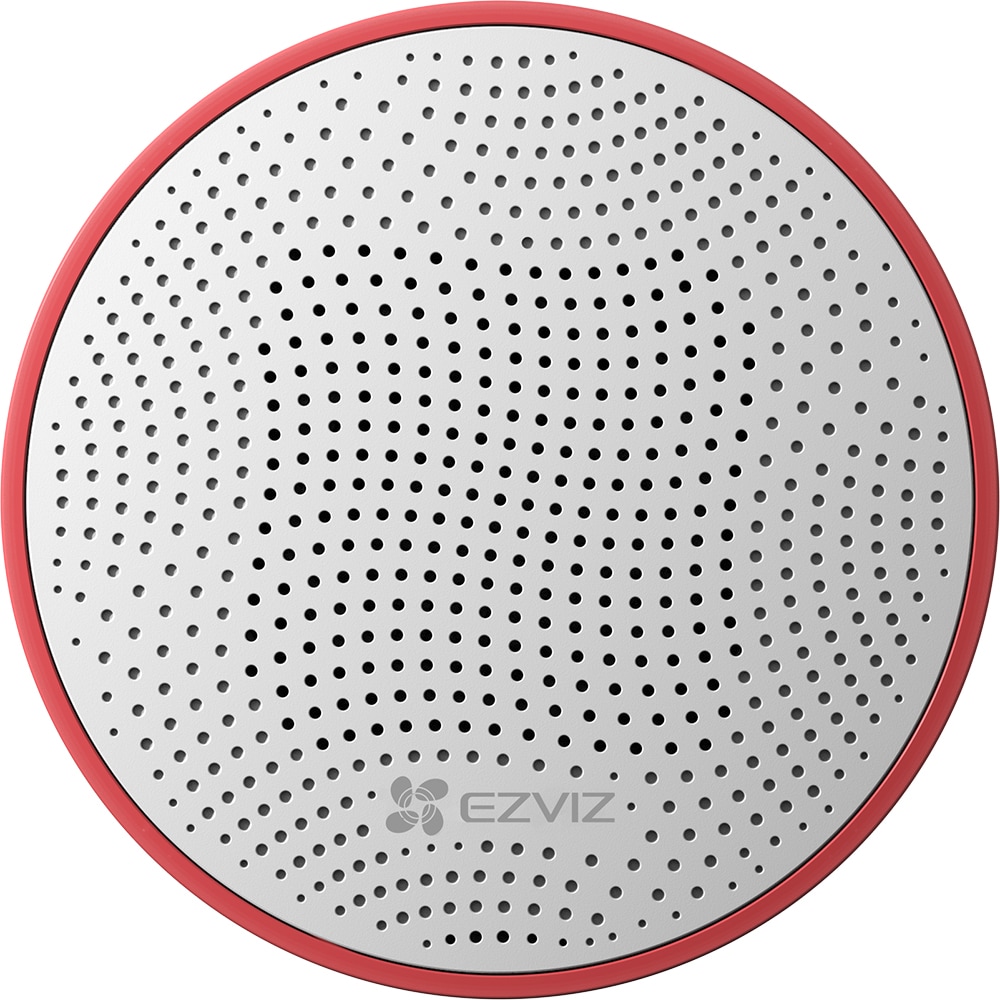 Sirena EZVIZ T9C, Wi-Fi, ZigBee, 90-105 dB, alarma anti-miscare, Smart, alb