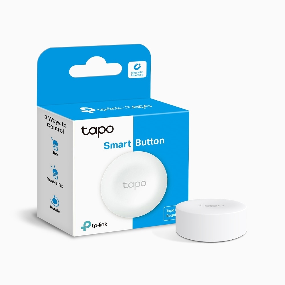 Comutator smart TP-LINK Tapo S200B, programabil, alb