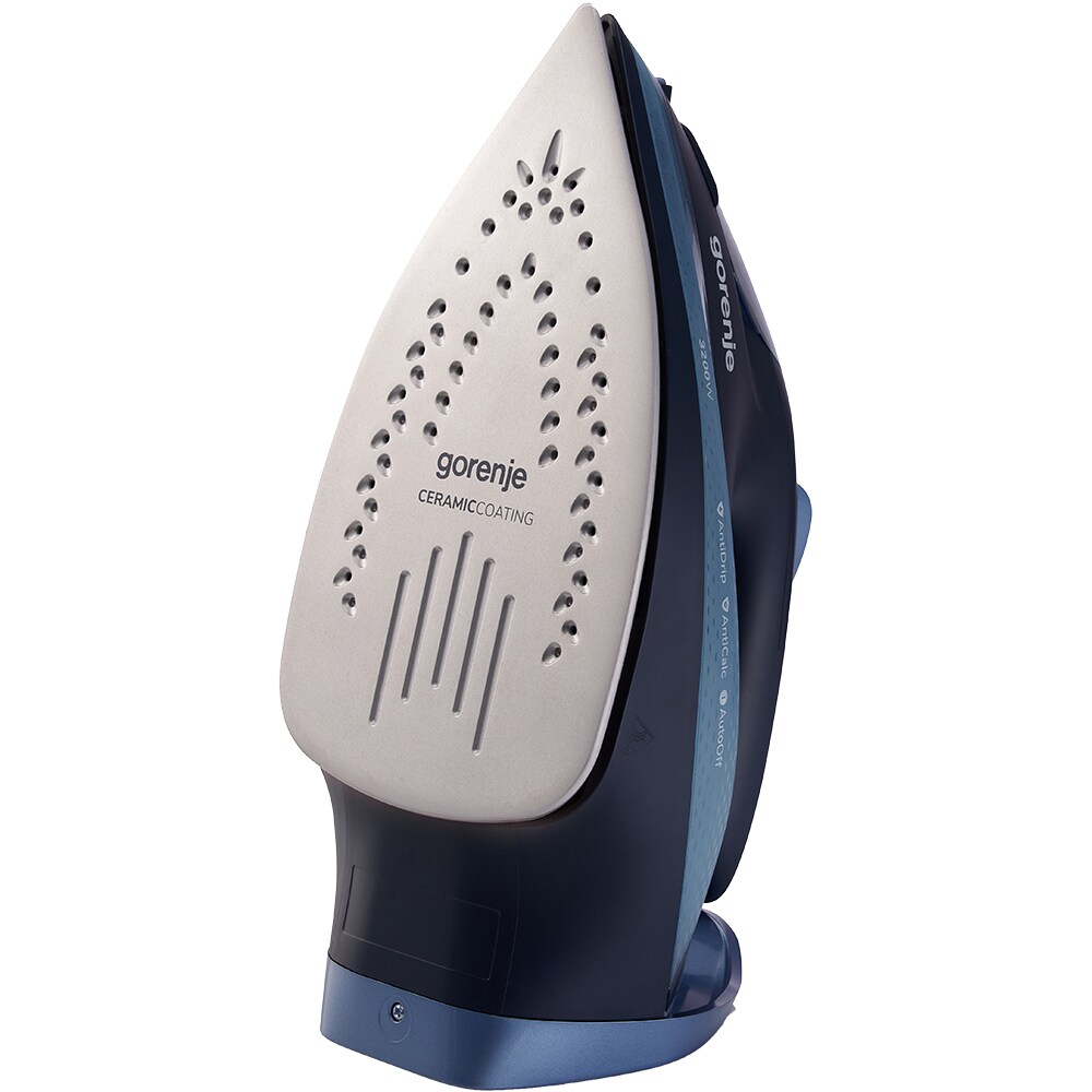 Fier de calcat GORENJE SIH3200DB, 3200W, 250g/min, 420ml, talpa ceramica, albastru inchis