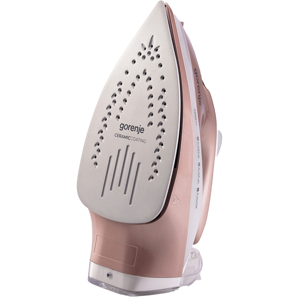 Fier de calcat GORENJE SIH3200WR, 3200W, 250g/min, 420ml, talpa ceramica, roz