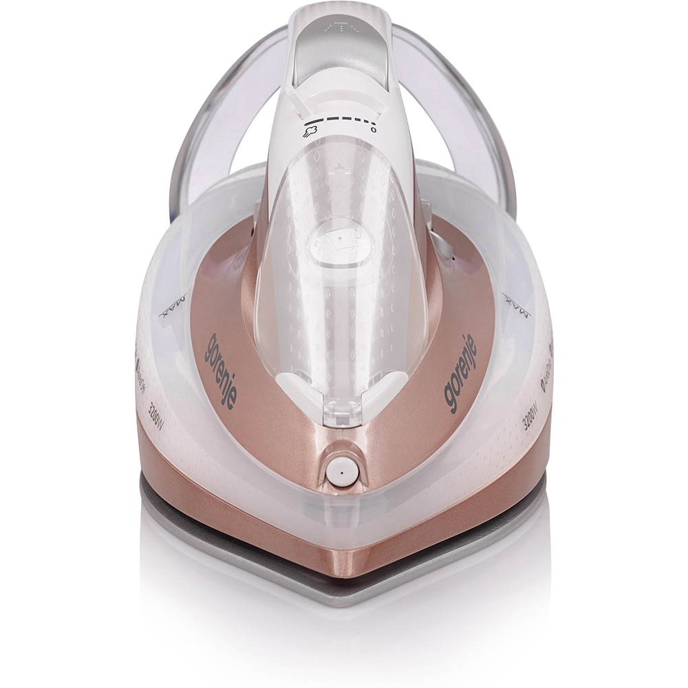 Fier de calcat GORENJE SIH3200WR, 3200W, 250g/min, 420ml, talpa ceramica, roz