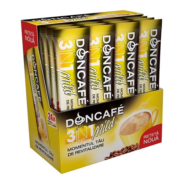 Cafea instant DONCAFE Mixes 3in1 Mild, 13gr