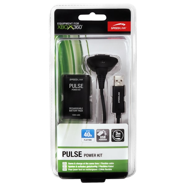PULSE Power Kit SPEEDLINK SL-2307-BK-01 pentru Xbox 360