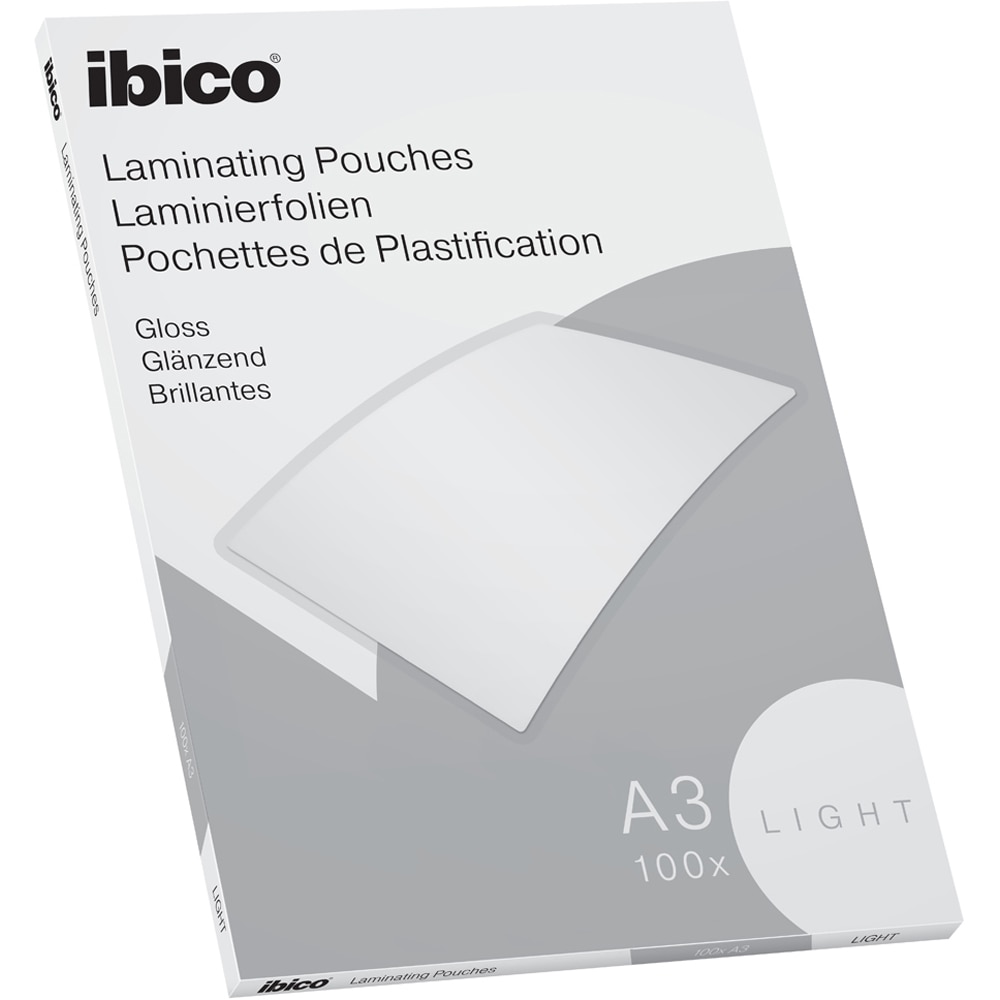 Folie laminare Ibico Light, 75 microni, A3,100 bucati
