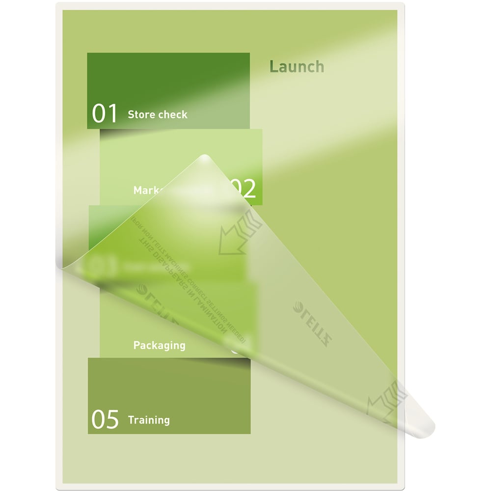 Folie laminat LEITZ UDT, 80 microni, A3, 25buc/set
