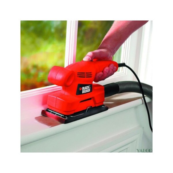 Masina de slefuit cu vibratii BLACK&DECKER KA300KAX, 135W, 11000PM + 10 foi slefuire
