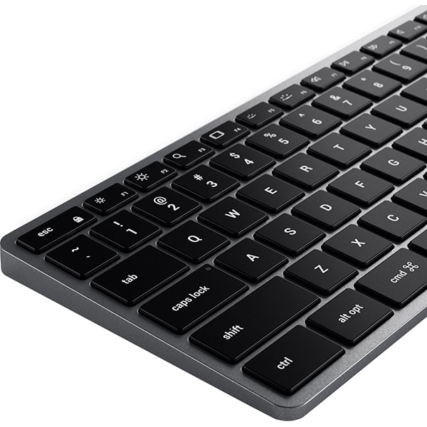 Tastatura Wireless pentru Mac SATECHI Slim X3, Bluetooth, USB-C, US INT, gri