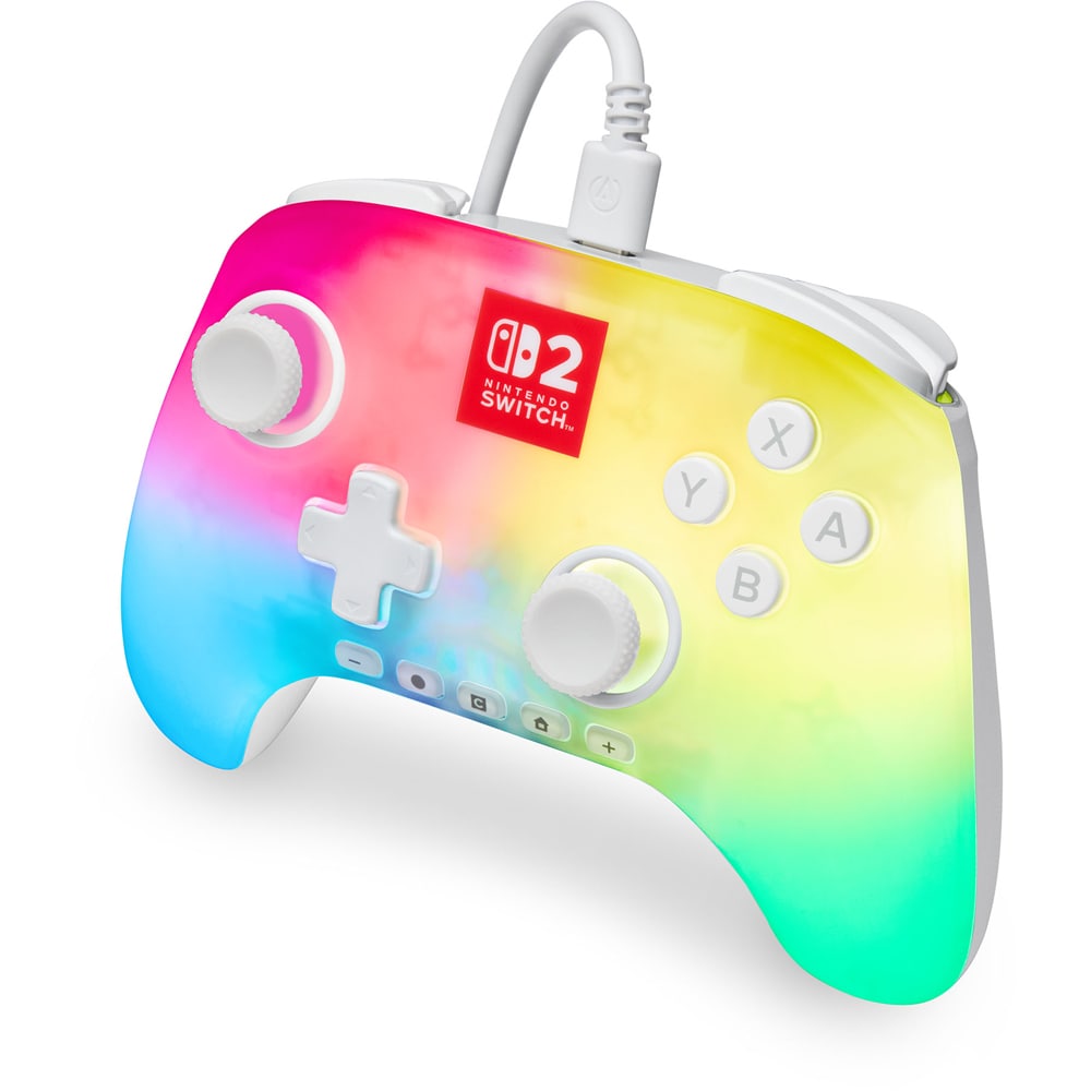 Controller POWERA Advantage Lumectra pentru Nintendo Switch 2, alb